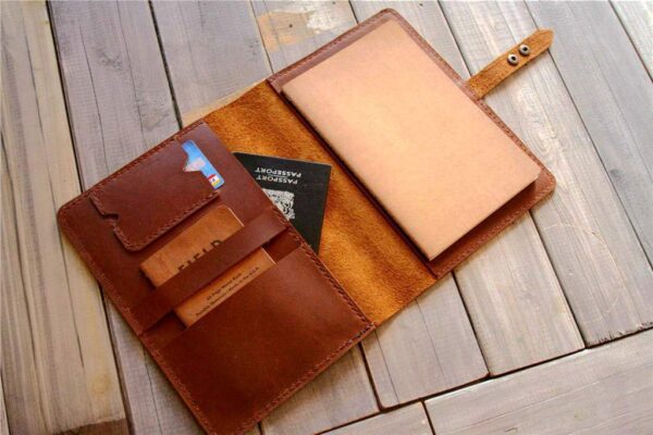 Personalized B5 Notebook Cover Leather A4 Document Holder