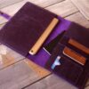 Personalized Purple Leather Kobo Forma Case Sleeve - Image 3
