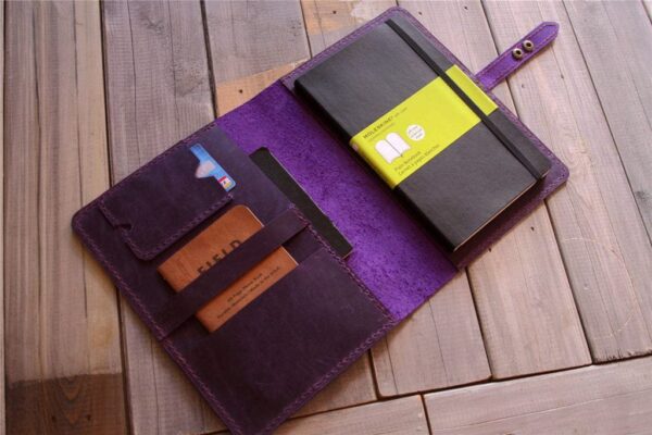 Custom Leather Moleskine Notebook Cover Case