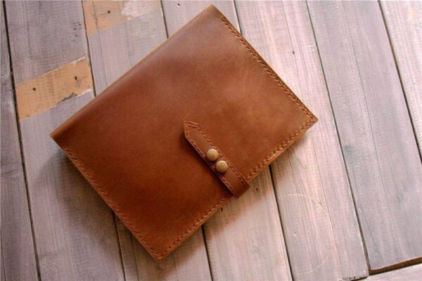 Handmade A5 Leather Sketchbook Cover - Image 2