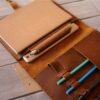 Handmade A5 Leather Sketchbook Cover - Image 4