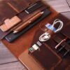 Embossed Leather Macbook Air 13 Cover Sleeve - Image 3