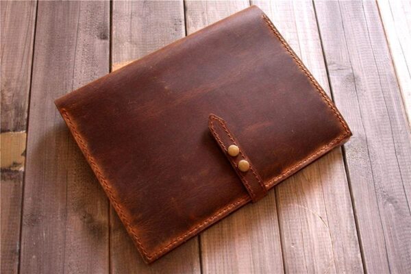 Dell Laptop Case Personalized Leather Sleeve - Image 5