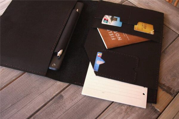 Custom Leather Surface Laptop Holder Case - Image 5