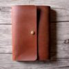 Saddle Button Leather Bound Notebook - Image 2