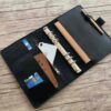 Personalized Black A4 Journal Leather Handmade - Image 2