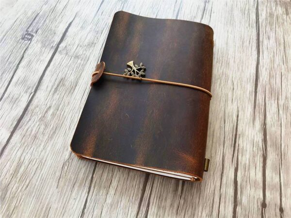 Personalized Leather Traveler's Notebook Passport - Image 5