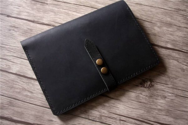 Black Leather Refillable Binder Journal - Image 2