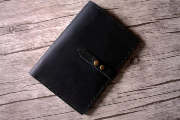 Custom Leather Moleskine Cover Journal Holder - Image 3