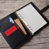 Leather Wedding Planner Notebook Binder