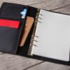 Leather Wedding Planner Notebook Binder - Image 3