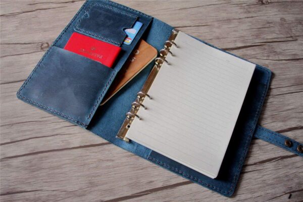 Leather Paper Planner Notebook Binder - Image 2