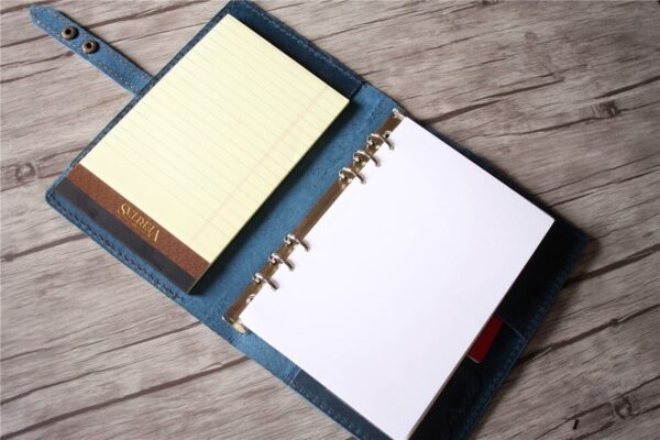 Leather Paper Planner Notebook Binder - Image 4