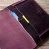 Personalized Leather Macbook 12 inch Case Sleeve - Image 4