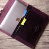 Personalized Leather Macbook 12 inch Case Sleeve