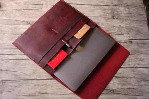 LEATHER LAPTOP SLEEVE 13 INCH COVER