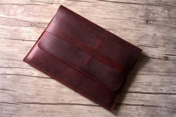Leather Laptop Sleeve 13 inch Cover - Image 3