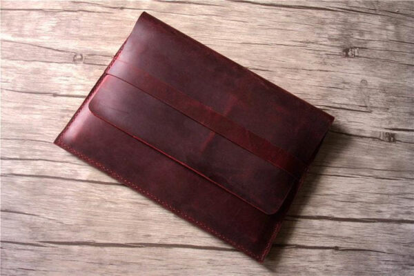 LEATHER LAPTOP SLEEVE 13 INCH COVER - Image 4