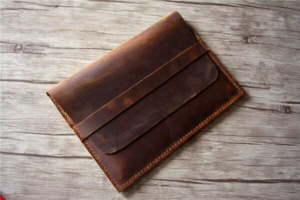 Custom Leather Macbook Pro 13 Inch Sleeve - Image 5