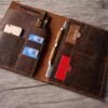 Handmade Brown Leather Organizer Holder - Image 4