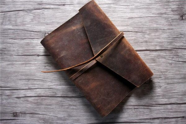 Personalized Leather Driving Trip Planner Notebook - Image 2