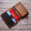 Personalized Leather Field Notes Cover Holder
