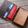 Personalized Leather Field Notes Cover Holder - Image 2