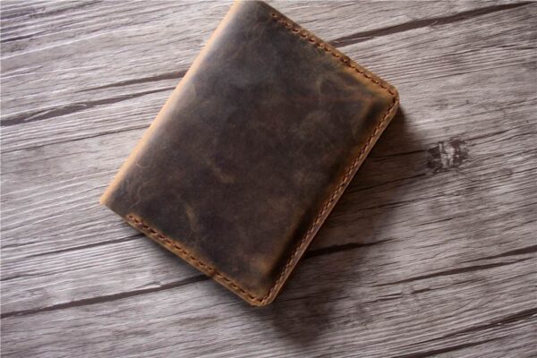 MENS PASSPORT CASE DESIGNER LEATHER WALLET - Image 3