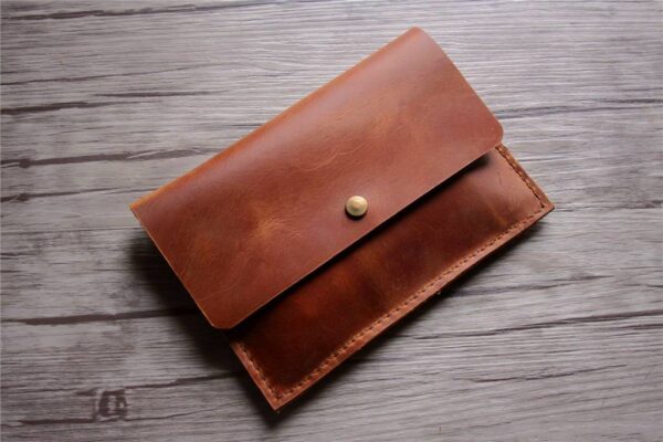 Personalized Leather Kindle Cover Sleeve - Image 4