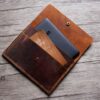 Personalized Leather Kindle Voyage Case Sleeve