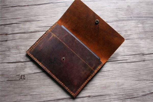 Personalized Leather Kindle Voyage Case Sleeve - Image 4