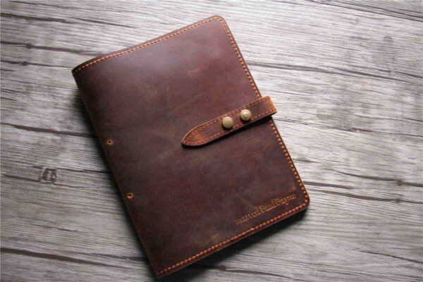 Custom Leather Notebook Holder - Image 2