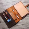 Custom Leather Notebook Holder