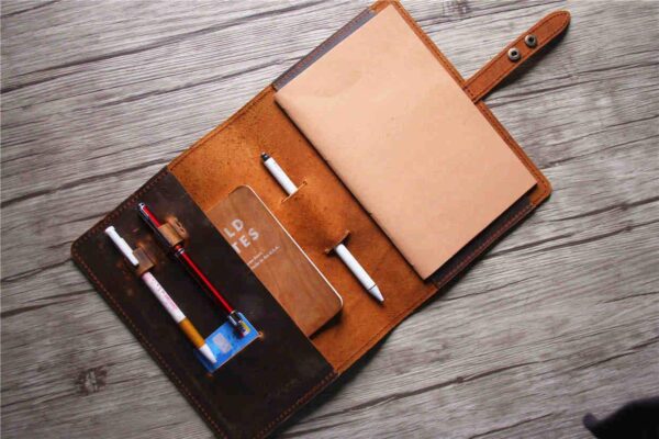 Custom Leather Notebook Holder - Image 4