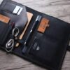 Macbook Air 13 inch Sleeve Black Leather - Image 4