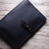 Macbook Air 13 inch Sleeve Black Leather - Image 5