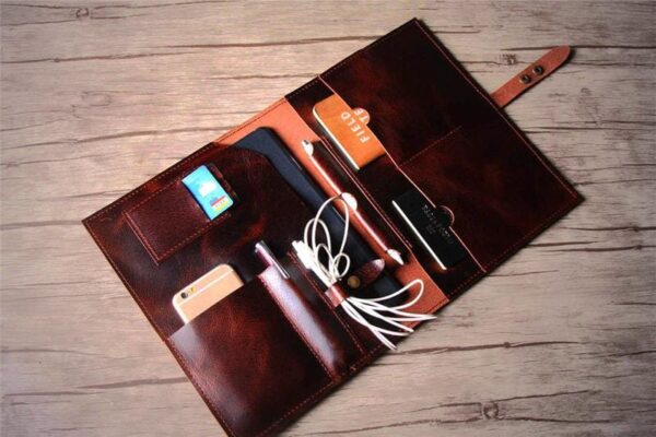 Personalized a4 Business Leather Writing Folder Portfolio