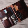 Personalized a4 Business Leather Writing Folder Portfolio - Image 3