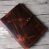 Luxury Smooth Leather Document Folder Portfolio Case - Image 2