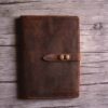 Personalised Notebook Cover Refillable Leather Holder - Image 4