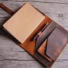 Personalised Notebook Cover Refillable Leather Holder