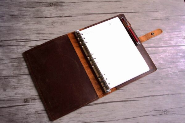 Leather Custom Daily Planner Journal - Image 3