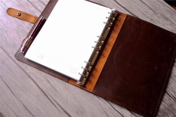 Leather Custom Daily Planner Journal - Image 4