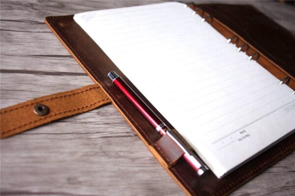 Leather Custom Daily Planner Journal - Image 2