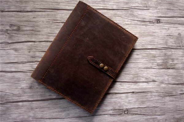 Personalized Leather Portfolio Binder - Image 5