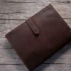 Coffee Leather 3 Rings Binder Planner - Image 5