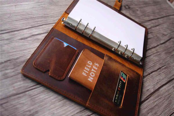 Personalized Leather Sketchbook Cover Journal - Image 2