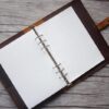 Distressed Brown Leather Binders Cover - Image 5