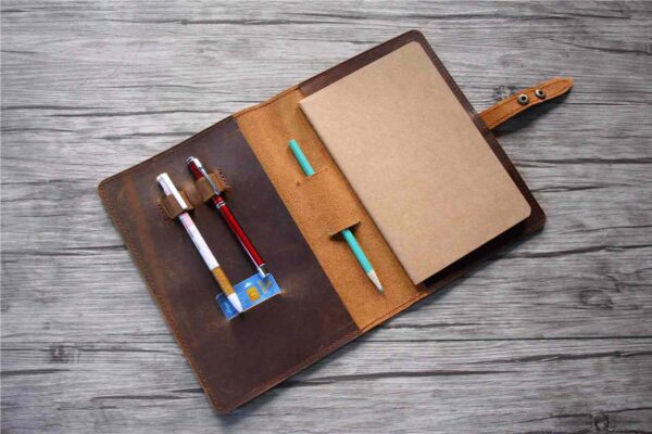 Custom A5 Leather Drawing Journal Cover