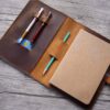 Refillable B5 Leather Cover Sketchbook - Image 3